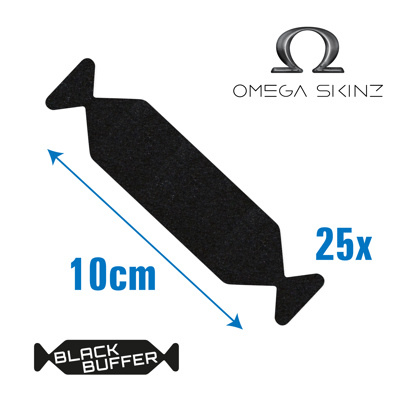 OMEGA Black -high quality velours buffer (25 pcs) 