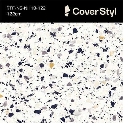 Interiorfoil STONE & CONCRETE - Terrazzo Mixed Blue
