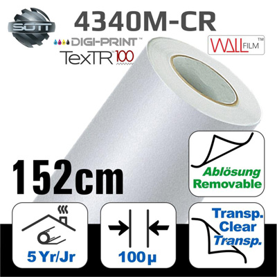 DigiPrint TexTR100™ Fabric Wall-Folie Matt 152cm