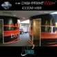 DigiPrint HiTack Muurfilm Mat Wit Removable 137cm