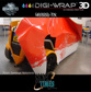 DigiWrap 3D Gegoten Glans Wit Airfree 152cm