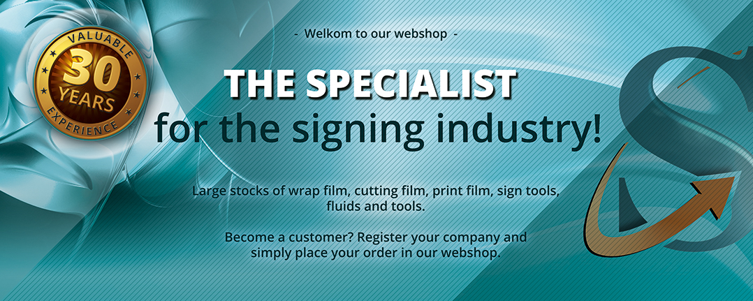 The specialist for the signing industry