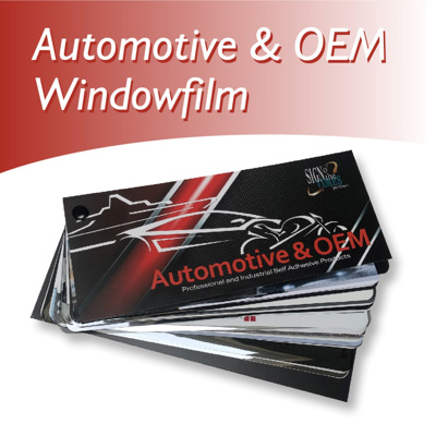 Windowfilm automotive swatch book-large