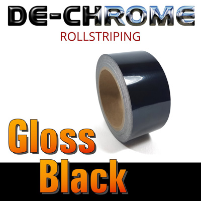 De-Chrome Tape SMOOTH BLACK 50mm x 12,5m
