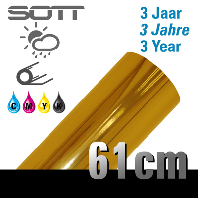 Metaaleffect Outdoor Gold -61cm