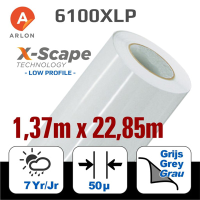 Arlon 6100XLP Wrapfilm wit -airchannel 137x22,85m
