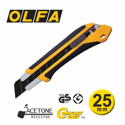 OLFA® 25mm heavy-duty meshouder met rubber grip