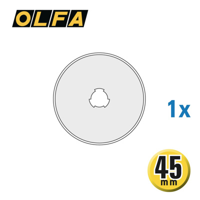 OLFA 45mm Mes voor Rotatiemes RTY-/DX, 2NS, 2G, 2C