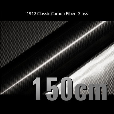 Classic Carbon Fiber Gloss -150cm