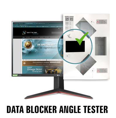 Data Blocker Angle Tester