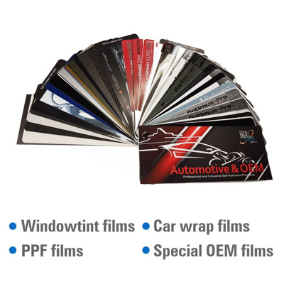 Product swatchbook Automotive & OEM films