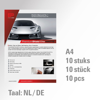 PremiumShield Productkaart MATTE A4 -NL 10x