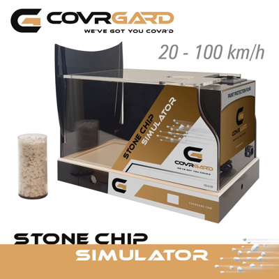 Stone chip simulator 200v, adjustable speed
