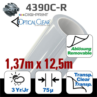 DigiPrint OpticalClear™ printfilm glashelder 137cm
