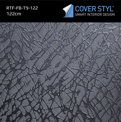 Silvery Grey Crackled Fabric