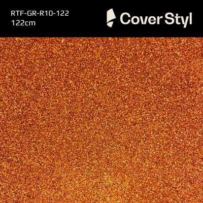 Interiorfoil GLITTER -Copper Disco