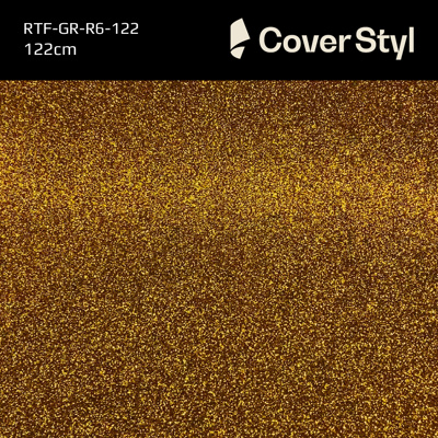 Interiorfoil GLITTER -Yellow Disco