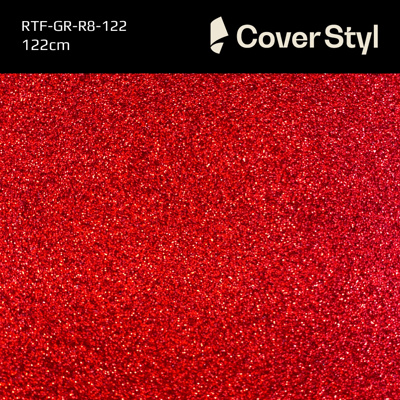 Interiorfoil GLITTER -Red Disco