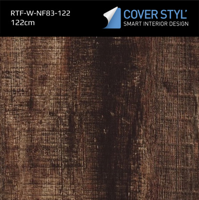 Interiorfoil WOOD - Driftwood Brown