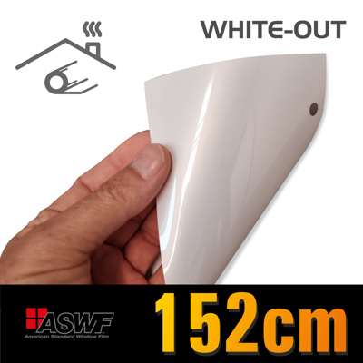 ASWF Raamfolie White Out -152cm