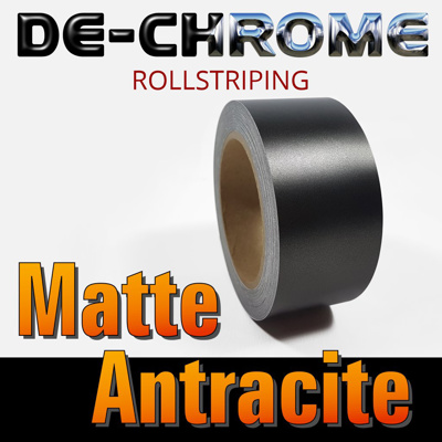 De-Chrome Tape MAT ANTRACIET 50mm x 12,5m