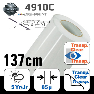 DigiPrint X-Cast™ Glanz Transparent -137cm
