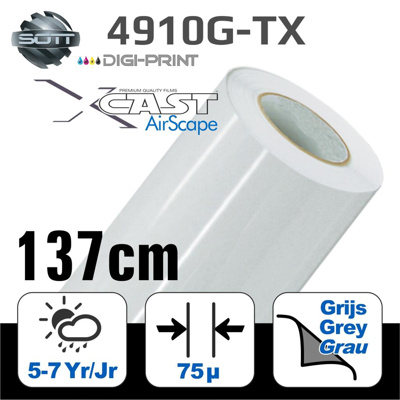DigiPrint X-Cast™ AirScape™ Glans Wit 137cm