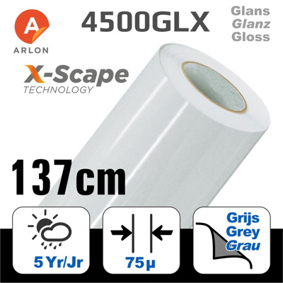 Arlon DPF 4500GLX X-Scape™ Glanz Weiß Film 137cm