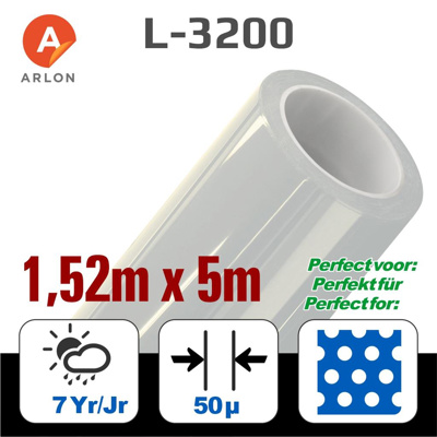 Arlon 3200 Optic. Clear Cast Gloss Lam. 152 x 5m