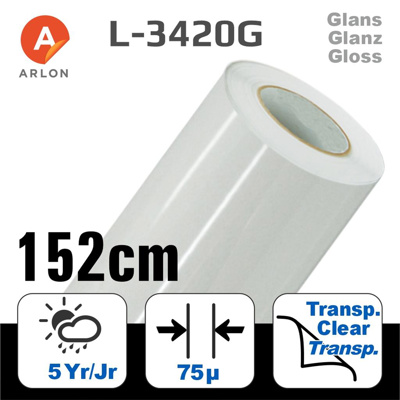 Arlon 3420 Gloss Laminate polymeric -152cm