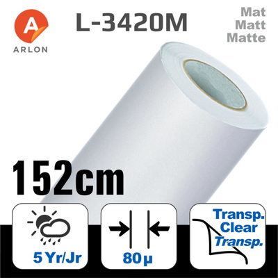Arlon 3420 Matte Laminate Polymeric -152cm