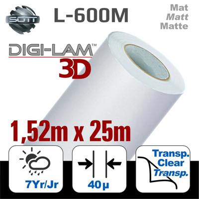 DigiLam SuperClear™ Mat Cast Lam. 152 x 25m