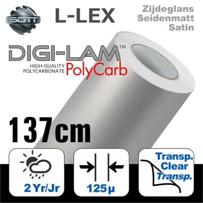DigiLam PolyCarb™ Scheur- & Slagvast Lam. 137cm