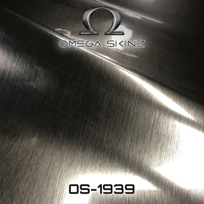 Omega Skinz wrap film Black Metal Gloss