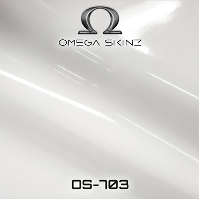 Omega Skinz wrapping film Luxury White 9010