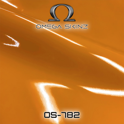 Omega Skinz wrapping film Driven Orange