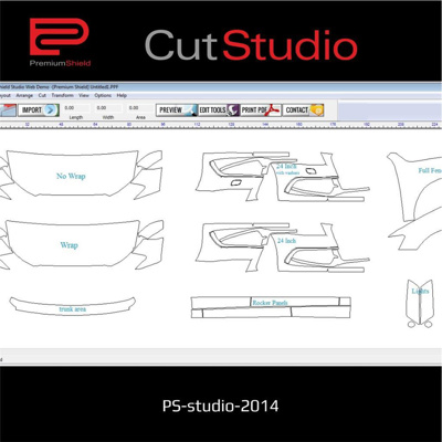 Cut Studio plotter software von PremiumShield