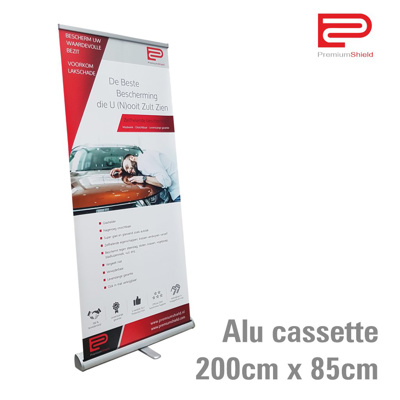 PremiumShield Roll-Up banner 200x85cm NL version