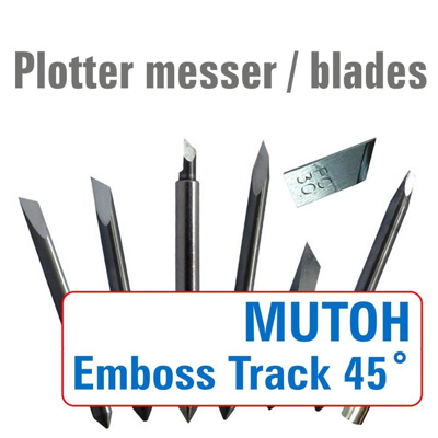 Emboss Track/Mutoh 45° Blade
