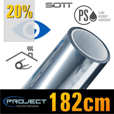 SOTT WF Solar Silver 20 Project PS adhesive 182cm