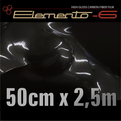 SOTT Elemento-6 Carbon Fiber Film Gloss 50cmx2,5m
