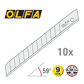 OLFA 9mm Afbreekmesjes Zilver -10 pack