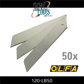OLFA 18mm Afbreekmessen Zilver -50 pack