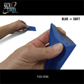 Triangle squeegees with rubber strip -3 pieces