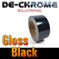 De-Chrome Tape SMOOTH BLACK 50mm x 12,5m