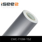 Isee2 Wrap film Metallic Silver Aluminium 152cm