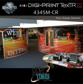 DigiPrint TexTR175™ Fabric Wall-Folie Mt Weiß 5m