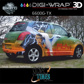 DigiWrap 3D Gegoten Glans Wit Airfree 137cm