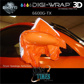 DigiWrap 3D Gegoten Glans Wit Airfree 152 x 12,5m