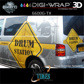 DigiWrap 3D Gegoten Glans Wit Airfree 152cm